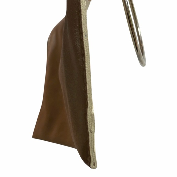 Passeggiando Ravello Italian Leather Envelope Wristlet Clutch | Taupe Gray